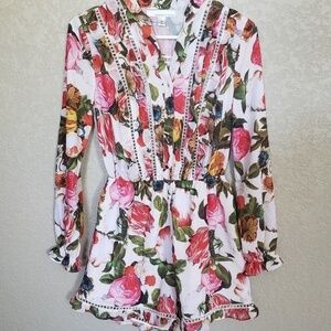 Fourteenth place shorts Romper
